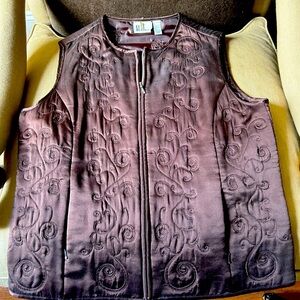 Chico Brown Quilted Vest